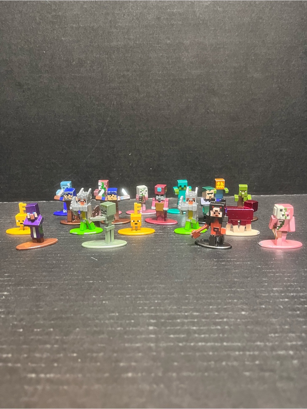 Minecraft Nano Metalfigs figures Character Collector Set, Jinx/Mojang lot of 19